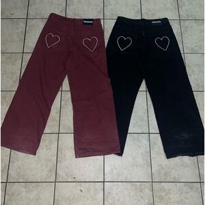 Bundle two wideleg jeans mens